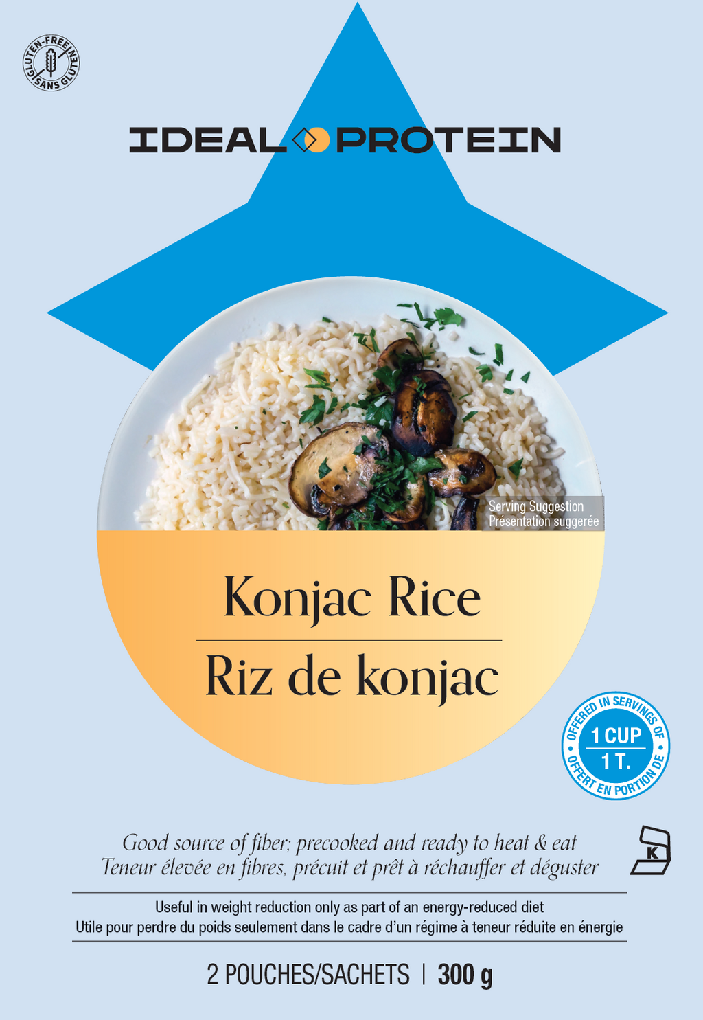 Riz de Konjac 2 portions